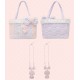 Summer Fairy Sanrio Characters Piano Top Blouse Cardigan Waistless JSK and Sets(Reservation/Full Payment Without Shipping)